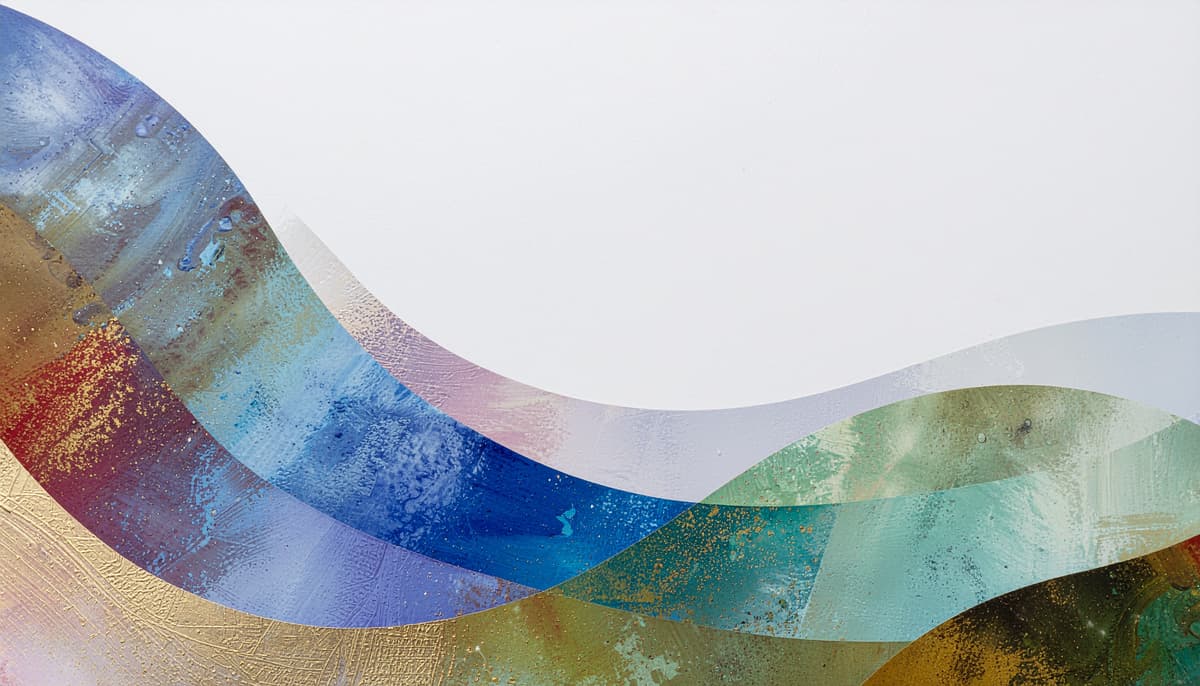 Pintura abstrata em ondas — capa ASSOCIAV